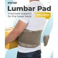 thumbnail image 6 of Back Brace for Lower Back Pain - Immediate Relief from Sciatica, Herniated Disc, Scoliosis - Breathable Design With Lumbar Support Pad - For Home & Lifting At Work - For Men & Women - Large, 6 of 8