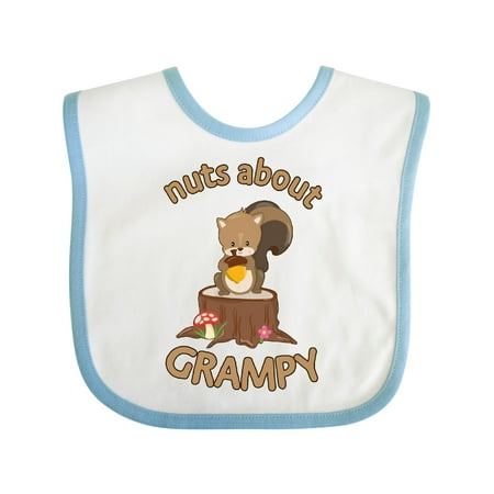 

Inktastic Nuts About Grampy Gift Baby Boy or Baby Girl Bib