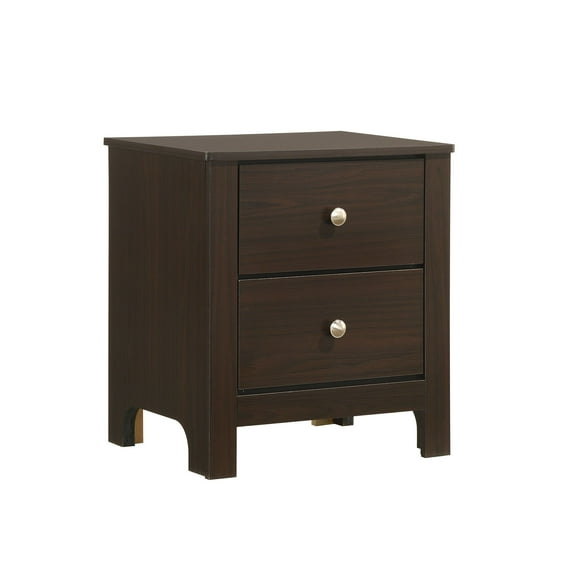 Picket House Furnishings Santino 2-Drawer Nightstand in Espresso
