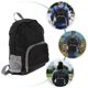 thumbnail image 2 of Mochila plegable impermeable para exteriores, senderismo, camping, almacenamiento, bolso de hombro, mochila de viaje plegable (negro), 2 of 8