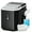 Black, variant on EUHOMY Ice Maker Portable Countertop 26 lbs/24H with Self-Cleaning, 9 Bullet Ice in 6 Min, Red