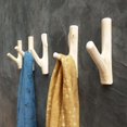 thumbnail image 2 of Vintage wooden wall hooks set handmade from natural wood antique decorative 4pcs, 2 of 4