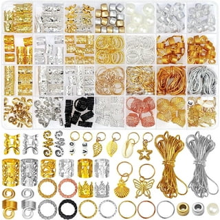 259 Pcs Hair Jewelry for Braids, Loc Jewelry for Hair Dreadlock, Hair  Jewelry for Women, Metal Gold Braids Rings Cuffs Clips for Dreadlock  Accessories Hair Braids Jewelry Decorations 