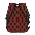 thumbnail image 4 of Fotbe Argyle Plaid Mochila Casual con Estampado para Escuela, Viajes y Actividades al Aire Libre - Duradera, Ligera y Cómoda, 4 of 5