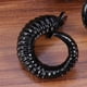 thumbnail image 3 of Un par de horquillas negras de cuernos de oveja de fantasía, horquillas artificiales de cuernos de oveja, diadema única para fiesta de disfraces de Halloween y cosplay., 3 of 5