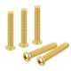 thumbnail image 1 of 60Pcs Tornillos de máquina de latón, M4x25mm con cabeza plana Phillips, 1 of 6