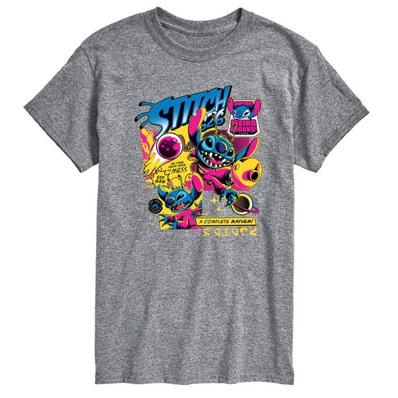 Disney - Lilo & Stitch - Stitch Comic Page - Men's Short Sleeve Graphic T-Shirt