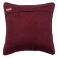 thumbnail image 5 of The HomeCentric Decorative Pillow Covers, Burgundy Pack of 2, 18"x18" Throw Pillow Covers, Jacquard Silk Throw Pillows For Couch, Damask Pattern Victorian Style Easter - Berry Damask Galore, 5 of 9