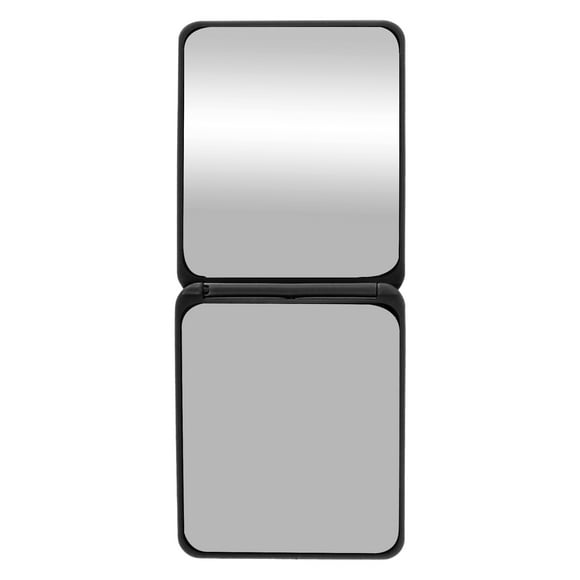 1 Pc Espejo Compacto Cuadrado para Mujeres, Espejo Cosmético para Viajes de Negocios y Vacaciones, Espejo de Plástico y Vidrio Negro
