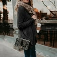 thumbnail image 5 of Ediodpoh Women's Knitted Cardigan for Women Jacket Solid Color Fashion Casual Long Sweater Jacket Plus Size Black XL, 5 of 6