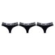 thumbnail image 1 of Minnieouse Tanga femenina malla sin costuras T espalda letra impresa ropa interior Tanga elástico talla grande Yoga calzoncillos calzoncillos Type1 NO1, 1 of 6