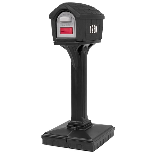 Mailbox American Home de Simplay3 Dig-Free Easy Up, negro