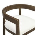 thumbnail image 4 of Christopher Knight Home Scandinavian Upholstered Dining Chairs, Open-Back, Solid Wood Frame, Beige, Set of 2, 4 of 9