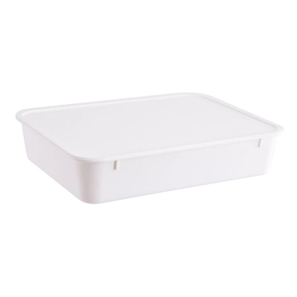 Caja para levar masa de pizza, caja para levar pan con tapa, contenedor para almacenar masa 1 pieza