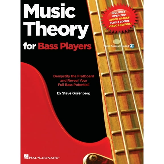 Music Theory for Bass Players Book/Online Media, (Paperback)