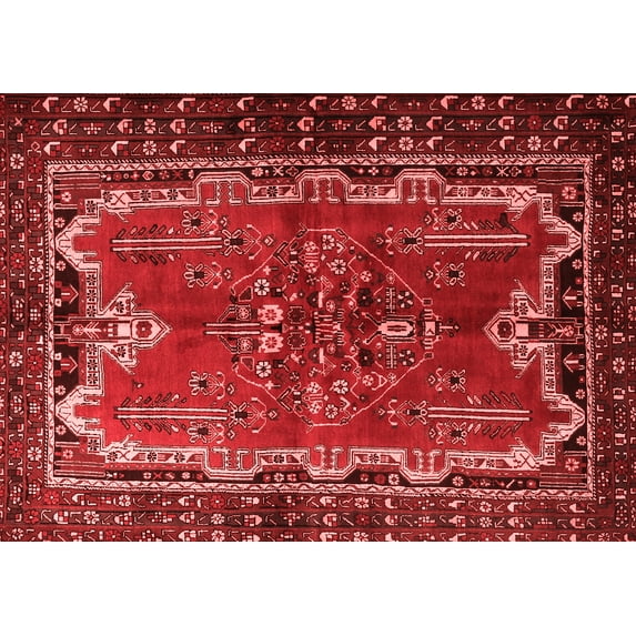 Ahgly Company Indoor Rectangle Persian Red Traditional Area Rugs, 6' x 9'