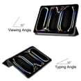 thumbnail image 3 of SaniMore for Apple iPad Pro 13 (2024) Case, Auto Sleep/Wake, Rugged PC Case with Tri-Fold Kickstand [Support iPad 1st/3rd Pencil Charging] Shockproof Protective Case for Women Men, Eye, 3 of 7