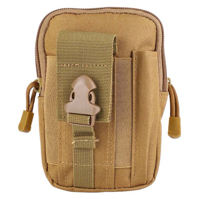 Riñonera portátil para deportes al aire libre, senderismo, viaje, bolsa de transporte, ciclismo, Camping (bronceado)