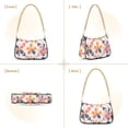 thumbnail image 7 of FORMRS Womens Shoulder Bag with Chain Strap Clutch Purse Cute Tote Handbag, Purple Retro Flower, 7 of 7