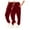 Wine*2, variant on Zkozptok Women's Baggy Sweat Pants 2 Pack High Waist Cinch Bottom Joggers Classic Casual Sports Sweatpants with Pockets