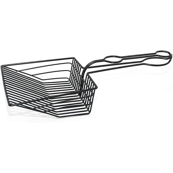 Black (1cm deviation) - Metal Cat Litter Shovel