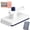 White 1pcs, variant on No-Touch Snap Grip Mini Mop, 2026 Upgraded Zero Touch Tabletop Mop, Click Mops to Use with Any Cloth (Includes 10 Washable Pads), for Kitchen Bathroom Floor