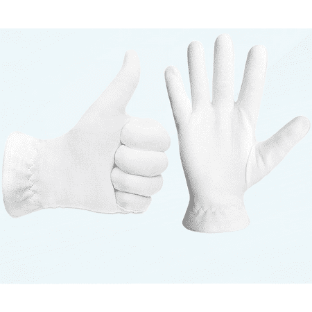 12 Pairs(24Pcs) Dry Hand Healing Moisturizing Gloves - Extra Thick Cotton Eczema Gloves Lotion Gloves with Secure Wristband - SPA Inspection Gloves for Men and Women, Night and Day