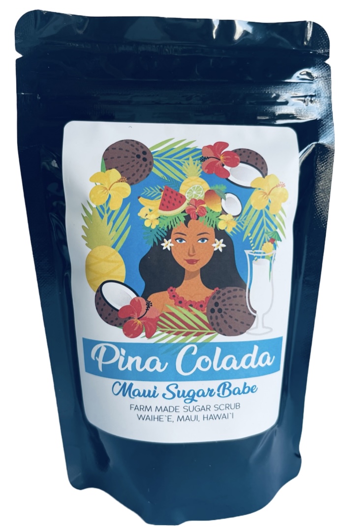 Maui Sugar Babe Farm Fresh Hawaiian Exfoliating Body Scrub (Pina Colada