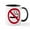 White/Black Inside, variant on CafePress - No Smoking Mug - 11 oz Ceramic Mug - Novelty Coffee Tea Cup