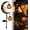 Ghost, variant on Solar Halloween Black Cat & Pumpkin Moon Garden Stake Light | Waterproof Metal Black Cat Yard Ornament, Auto On Off Solar Outdoor Light, Fall Halloween Decor Stake for Lawn Patio Pathway