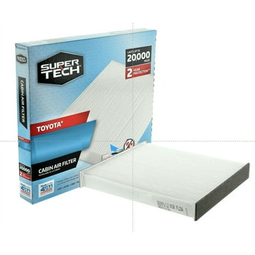 Super Tech Cabin Air Filter, 5550, for Buick, Cadillac, Chevrolet, and Saab