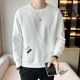 thumbnail image 3 of Camiseta para hombre Tendencias de moda 2024 Sudaderas Cuello redondo Manga larga Estética normal Lujo Xxl Venta Casual Nuevo Hombre Jerseys, 3 of 5