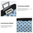 thumbnail image 3 of Susaid french Bulldog Face Print Elastic Washable Suitcase Cover with Hidden Zipper, Fits 18-32 Inch Luggage for Protection During Travel-Small, 3 of 7