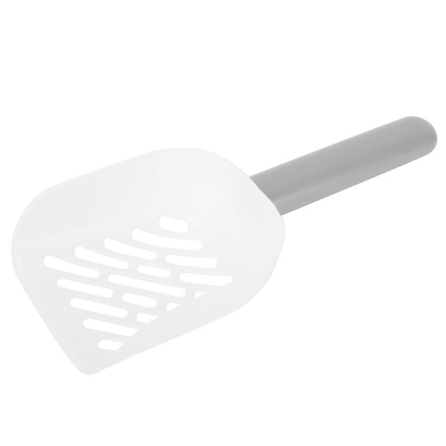 Cat Poop Shovel, Cat Sand Scoop Universal Lightweight Cleaning With Hidden Hook For Cat Poop For Litter Boxes Gray