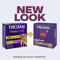 thumbnail image 3 of Trojan Pleasure Pack, Assorted Latex Lubricated Condoms for Men, Her Pleasure, Bareskin Studded, Ecstasy & Charged Varieties, 36 Count, 3 of 11