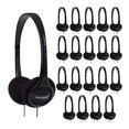 thumbnail image 2 of Koss KPH7 Lightweight Portable On-Ear Headphones Bundle (Black, 20-Pack), 2 of 5