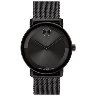 Movado Series 800 Quartz Chronograph Black Dial Mens Watch 2600096