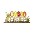 thumbnail image 3 of Easter Wooden Set Colorful Egg And Bunny Figurines For Festive Home Decoration, 3 of 4