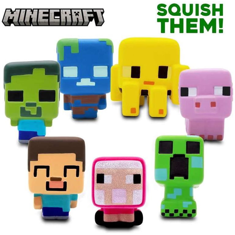 Minecraft, SquishMe S6, 3.5 inch size, scented slow-rising stress