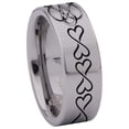 thumbnail image 3 of Infinity Heart Tungsten Carbide Ring, 3 of 9