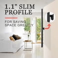 thumbnail image 2 of Soporte de pared para TV sin pernos, colgador para TV sin pernos para paneles de yeso, sin daños, sin taladro, sin tornillos, soporte de barra de fácil instalación para pantalla plana, se adapta a tel, 2 of 5