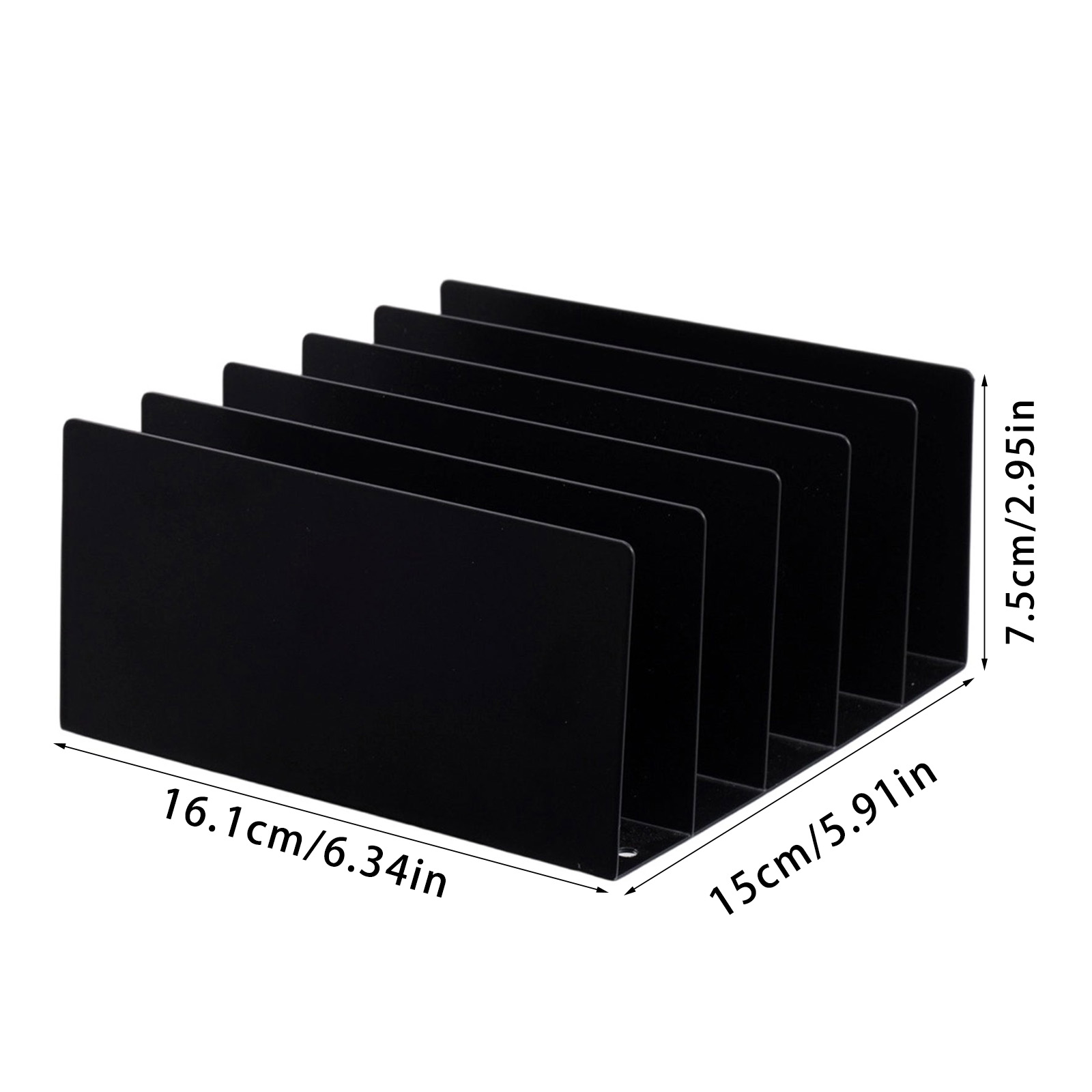 Desk File Organizers Metal File Folder Holders File Sorter Document Organizers for School and Home Use
