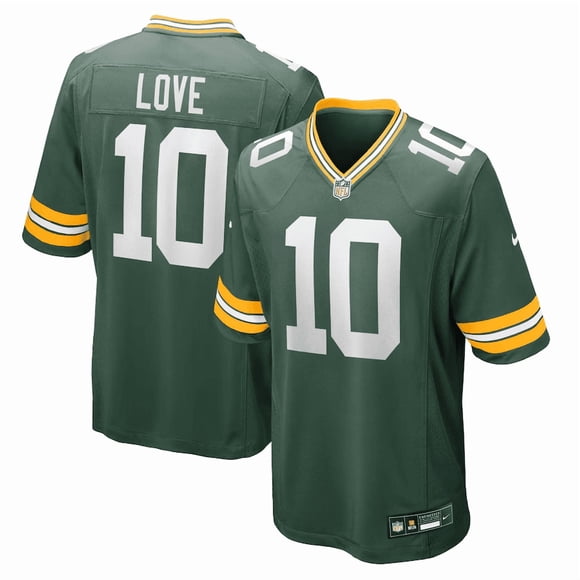 Youth Jordan Love Green Bay Packers NFL Player Game Team Jersey