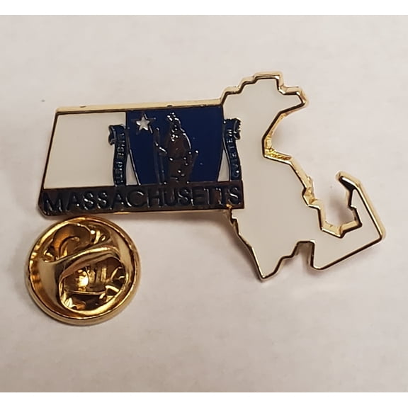 6 Pack of Massachusetts State Lapel Pins