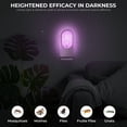 thumbnail image 3 of ADDOT Flying Insect Trap MK13 with 12-LED UVA Light, 395 nm Wavelength Tech, 5 Sticky Double-Sided Refill Packs - Quiet Operation for Effective Mosquito, Bug, Moth, Fruit Fly, Gnat Control, 3 of 10