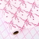 thumbnail image 1 of Rollo de papel de regalo Yarcony Pink Coquette Lazos reversibles, 1 of 7