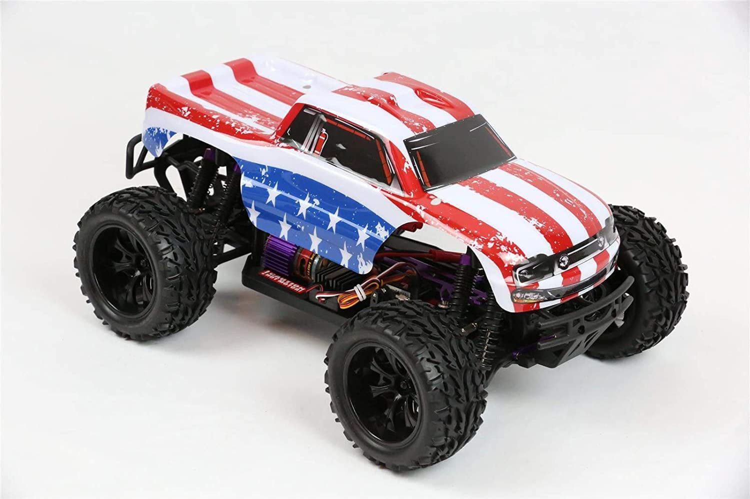 Gold Toy Compatible Custom Body Flag Strip Style Replacement for 1/10 Scale  RC Car or Truck (Truck not Included) ST-ST-01