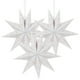 thumbnail image 1 of 3pcs Estrella de papel de Navidad Pantallas de lámparas colgantes Lámpara de linterna Cubre decoraciones, 1 of 5