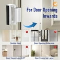 thumbnail image 4 of Door Reinforcement Loc kwith 4 Screws,Home Security Door,Front Door Safety Lock for Kids, 4 of 6