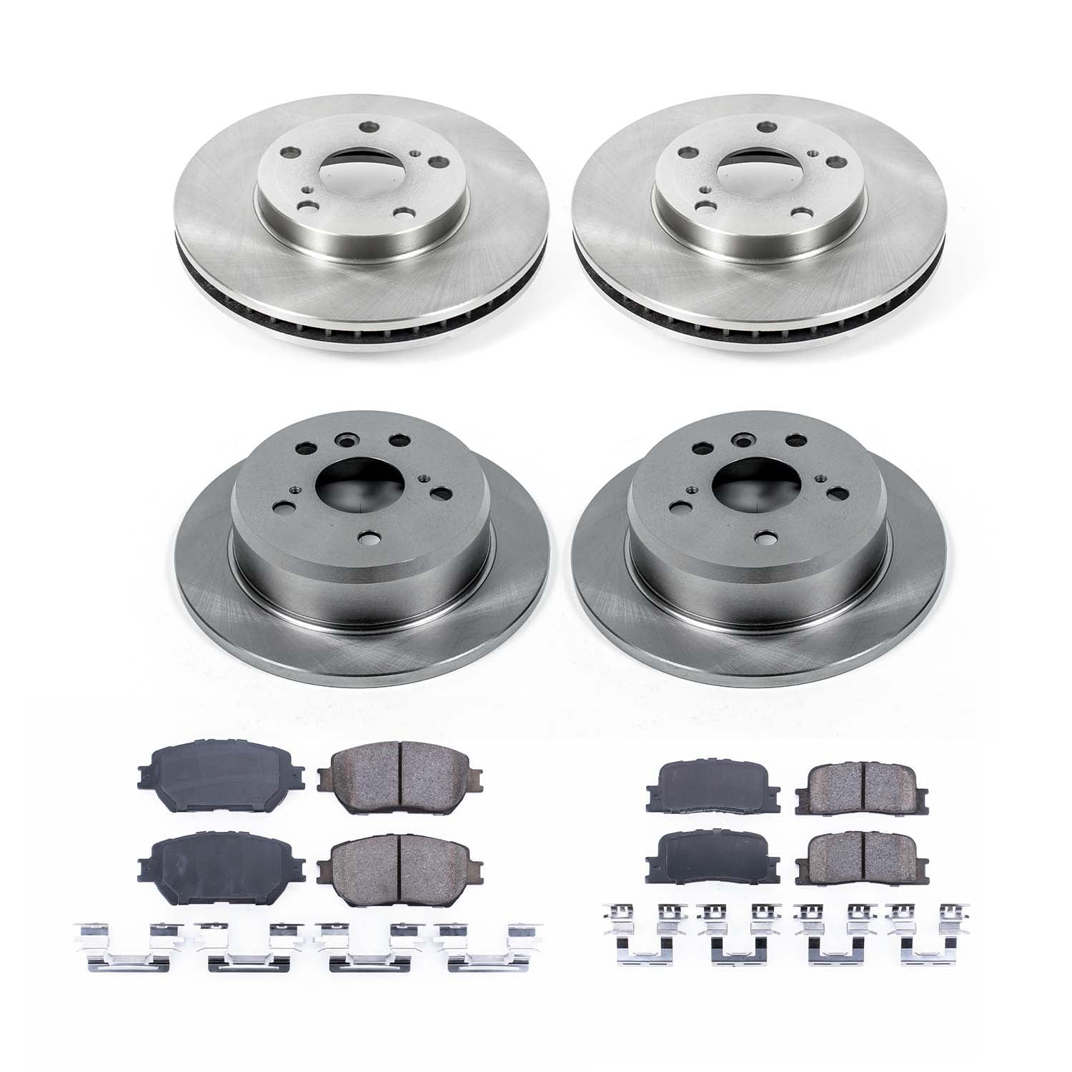Fits 1992 1993 1994 1995 - 2000 Honda Civic Rear Brake Rotors And Ceramic Pads E - Foto 12
